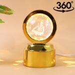 Mahadev 3D Crystal Ball Night Light (1 Pc) - Full Detail by Nari Haat, Indian ethnic wear, women clothing, designer suit