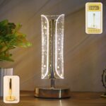 Crystal Table Lamp (1 Pc) - Front View by Nari Haat, Indian ethnic wear, women clothing, designer suit