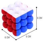 Speed Ball Cube Toy – Colorful Puzzle Cube - Back View by Nari Haat, Indian ethnic wear, women clothing, designer suit