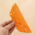 Heat-Resistant Decorative Hot Mat & Cup Coaster Set (10 cm, 2 Pc Set) - Neckline Detail by Nari Haat, Indian ethnic w...