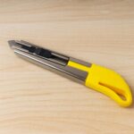 Heavy-Duty Stainless Steel Body Utility Cutter Knife (1 Pc / With 2 Extra Blade) - Neckline Detail by Nari Haat, Indi...