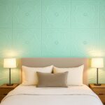 Wallpaper 3D Foam Wallpaper Sticker Panels (70 x 70 Cm / 1 Pc) - Closeup Embroidery by Nari Haat, Indian ethnic wear,...