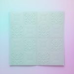 Wallpaper 3D Foam Wallpaper Sticker Panels (70 x 70 Cm / 1 Pc) - Closeup Embroidery by Nari Haat, Indian ethnic wear,...