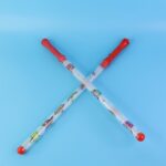 2 Piece LED Dandiya Sticks Set – Color Changing Light-Up - Fabric Detail by Nari Haat, Indian ethnic wear, women cl...