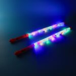 2 Piece LED Dandiya Sticks Set – Color Changing Light-Up - Back View by Nari Haat, Indian ethnic wear, women clothi...