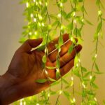Decorative LED Leaf String Light Approx 3 mtr (1 Pc) - Fabric Detail by Nari Haat, Indian ethnic wear, women clothing...