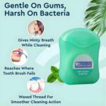 Mint Waxed Dental Floss – (50 Meter ) - Closeup Embroidery by Nari Haat, Indian ethnic wear, women clothing, design...