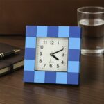Square Quartz Table Clock - (1 Pc) - Front View by Nari Haat, Indian ethnic wear, women clothing, designer suit