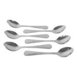 Supermom Diamond Stainless Steel Dining Spoon (6 Pc / Set) - Sleeve Design by Nari Haat, Indian ethnic wear, women cl...