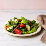 Plastic Round Dinner / Serving Plate – 19 cm (1 Pc) - Back View by Nari Haat, Indian ethnic wear, women clothing, d...