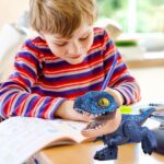 Dinosaur Shaped Stationery Gift Set for Kids Set (Mix Design) - Neckline Detail by Nari Haat, Indian ethnic wear, wom...