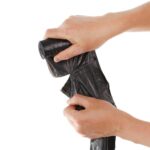 Garbage Bags Medium Size Black Colour (1 Pc / 24 x 32) - Sleeve Design by Nari Haat, Indian ethnic wear, women clothi...