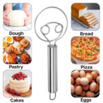 Stainless Steel Danish Dough Whisk - (1 Pc / Big) - Fabric Detail by Nari Haat, Indian ethnic wear, women clothing, d...