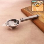 Premium Stainless Steel Egg Separator Tool (1 Pc) - Front View by Nari Haat, Indian ethnic wear, women clothing, desi...