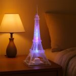 LED Eiffel Tower Decorative Night Light (1 Pc) - Back View by Nari Haat, Indian ethnic wear, women clothing, designer...