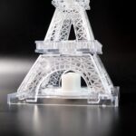 LED Eiffel Tower Decorative Night Light (1 Pc) - Neckline Detail by Nari Haat, Indian ethnic wear, women clothing, de...