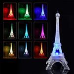 Eiffel Tower LED Decorative Showpiece (1 Pc) - Closeup Embroidery by Nari Haat, Indian ethnic wear, women clothing, d...