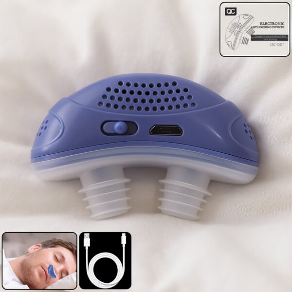 Rechargeable Electronic Anti-Snoring Device with Air Purifier Function (1 Pc) - Front View by Nari Haat, Indian ethni...