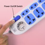 Heavy Duty Multi 8 Socket Extension Board (1 Pc) - Closeup Embroidery by Nari Haat, Indian ethnic wear, women clothin...