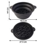 Portable Foldable Silicone Ice Bath Bowl (1 Pc) - Back View by Nari Haat, Indian ethnic wear, women clothing, designe...