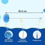 Premium Extendable Round Cleaning Duster (83.5 cm / 1 Pc) - Neckline Detail by Nari Haat, Indian ethnic wear, women c...