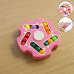 Fidget Magic Cube Spinner Toy – Multi-Track Finger Puzzle - Front View by Nari Haat, Indian ethnic wear, women clot...