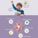 Fidget Magic Cube Spinner Toy – Multi-Track Finger Puzzle - Fabric Detail by Nari Haat, Indian ethnic wear, women c...