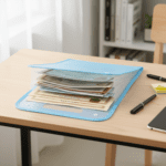 13 Pocket Document File Folder with Handle - Full Detail by Nari Haat, Indian ethnic wear, women clothing, designer suit