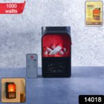 Portable Electric Fireplace lamp LED Flame Heater (1000w / 1 Pc) - With Dupatta by Nari Haat, Indian ethnic wear, wom...