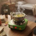 Single-Coil Electric Hot Plate - (1 Pc) - Back View by Nari Haat, Indian ethnic wear, women clothing, designer suit