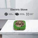 Single-Coil Electric Hot Plate - (1 Pc) - Fabric Detail by Nari Haat, Indian ethnic wear, women clothing, designer suit