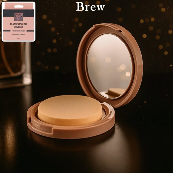 OG Beauty Brew Flawless Touch Compact Powder (9 GM / 1 Pc) - Front View by Nari Haat, Indian ethnic wear, women cloth...