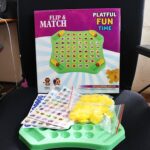 Flip & Match Educational Puzzle Game Toy (1 Set) - Full Detail by Nari Haat, Indian ethnic wear, women clothing, desi...