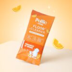 Pollic Kadam Concentrated Floor Cleaner Sachet – Orange Fresh Fragrance (50 Gm) - Fabric Detail by Nari Haat, India...