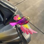 Wind Flying Bird Dashboard Decoration (1 Pc) - Back View by Nari Haat, Indian ethnic wear, women clothing, designer suit