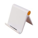 Plastic Foldable Desktop Mobile Stand (1 Pc / White) - Sleeve Design by Nari Haat, Indian ethnic wear, women clothing...