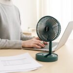 Sensor Foldable Mini Desk Fan with Adjustable Height and Angle (1 Pc) - Full Detail by Nari Haat, Indian ethnic wear,...