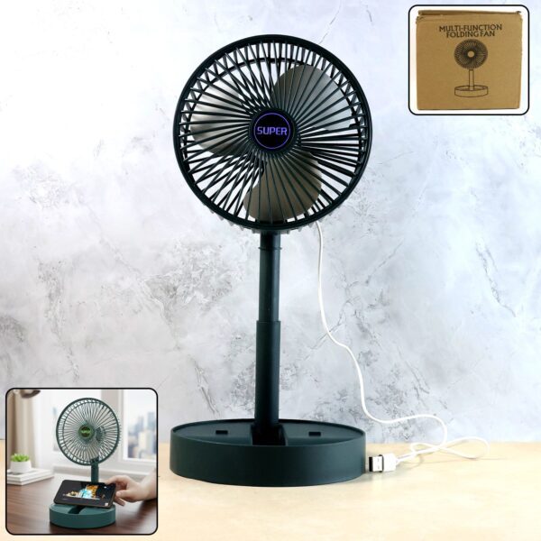 Super Multi-Function Folding Fan (1 Pc) - Front View by Nari Haat, Indian ethnic wear, women clothing, designer suit