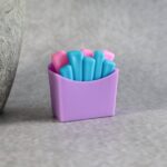 Mini French Fries Toy Set - Fabric Detail by Nari Haat, Indian ethnic wear, women clothing, designer suit