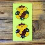 Decorative Lord Ganesha Wall Hanging Stickers (2 Pc) - Back View by Nari Haat, Indian ethnic wear, women clothing, de...