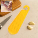 Multipurpose Garlic and Ginger Grater Peeler Tool with Hanging Hook – 1 Pc - Front View by Nari Haat, Indian ethnic...