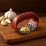Supermom Premium Curve Garlic Press Crusher (1 Pc) - Back View by Nari Haat, Indian ethnic wear, women clothing, desi...
