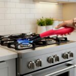 Battery Operated Kitchen Gas Lighter with Long Handle (1 Pc) - Back View by Nari Haat, Indian ethnic wear, women clot...