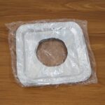 Aluminum Gas Stove Burner Protector Covers (10 Pc / 23x23 cm) - Full Detail by Nari Haat, Indian ethnic wear, women c...