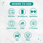 Pollic Kadam Concentrated Glass & Mirror Cleaner Sachet (15 Gm) - Closeup Embroidery by Nari Haat, Indian ethnic wear...