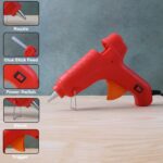 Premium 20W Hot Melt Glue Gun with 6 Transparent Glue Sticks Set - Neckline Detail by Nari Haat, Indian ethnic wear, ...