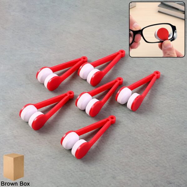 Portable Eyeglass & Sunglass Lens Cleaner Tool (6 Pc) - Front View by Nari Haat, Indian ethnic wear, women clothing, ...