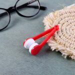 Portable Eyeglass & Sunglass Lens Cleaner Tool (6 Pc) - Closeup Embroidery by Nari Haat, Indian ethnic wear, women cl...