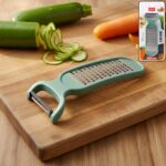 2 in 1 Multipurpose Vegetable Peeler and Grater Tool - Front View by Nari Haat, Indian ethnic wear, women clothing, d...