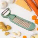 2 in 1 Multipurpose Vegetable Peeler and Grater Tool - Fabric Detail by Nari Haat, Indian ethnic wear, women clothing...